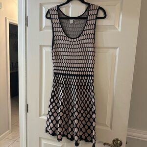 Black and Pink Dress Bar III geometric